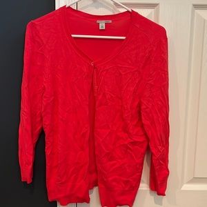Hot pink/coral cardigan